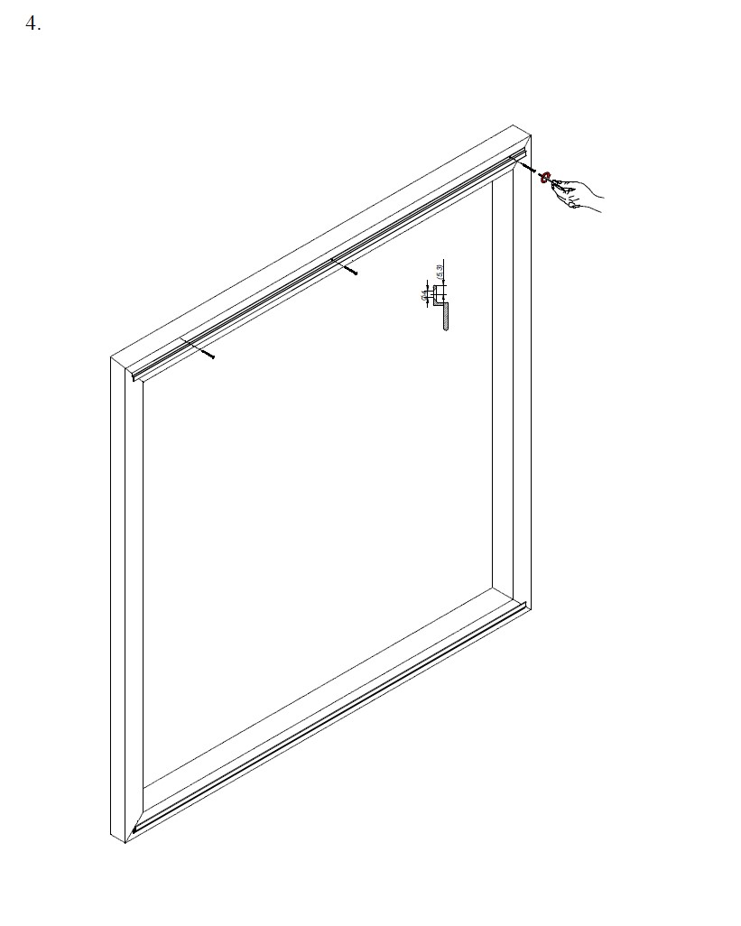 Instrukcja montażu moskitier przesuwnych 4